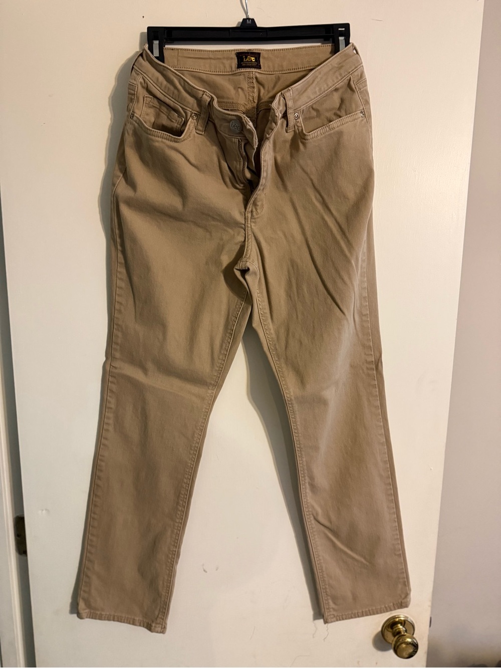 Lee Men's Straight-Leg Jeans in Khaki